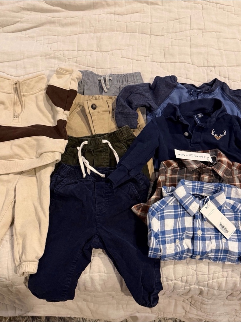 Janie and Jack boys fall bundle (6-12mo), some NWT